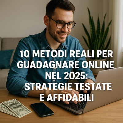 10 Metodi Reali per Guadagnare Online nel 2025: Strategie Testate e Affidabili